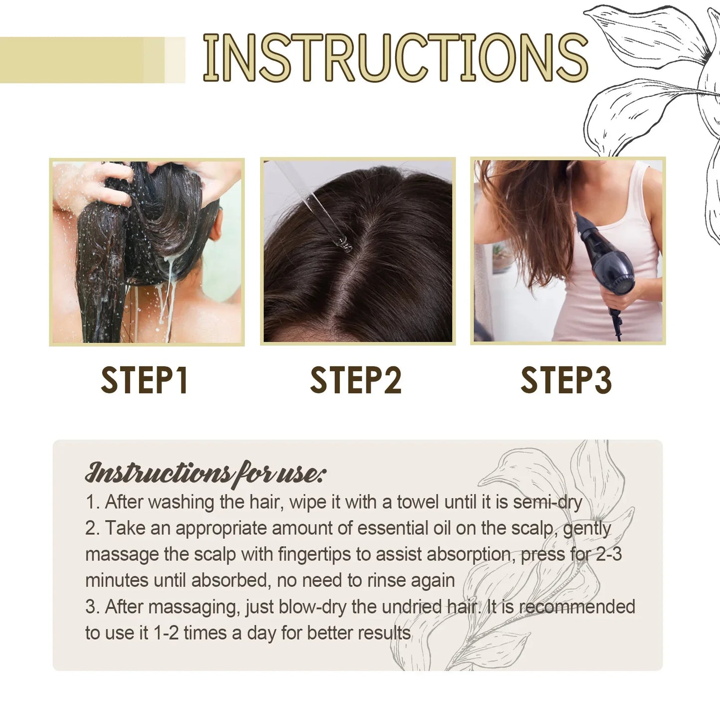 Vegan Hair Growth Oil - Low in Stock